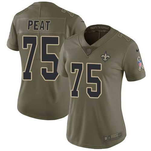 Women Nike Saints 75 Andrus Peat Olive Salute To Service Limited Jersey Dzhi,We sell and wholesale Women Nike Saints 75 Andrus Peat Olive Salute To Service Limited Jersey Dzhi on line form chian!